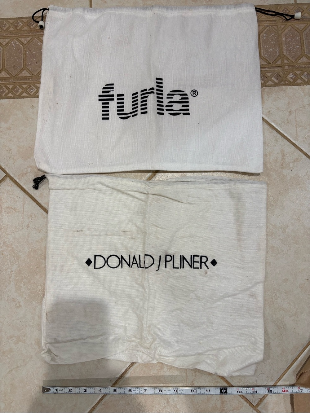Furla and Donald J Pliner Dust Bag Set -
